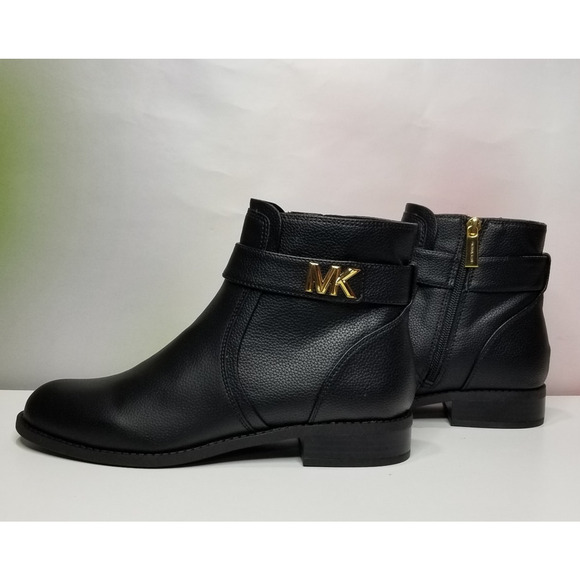 Michael Michael Kors Women's Jilly Ankle Boots Brand New Size 7.5 Black NWT - Picture 1 of 9
